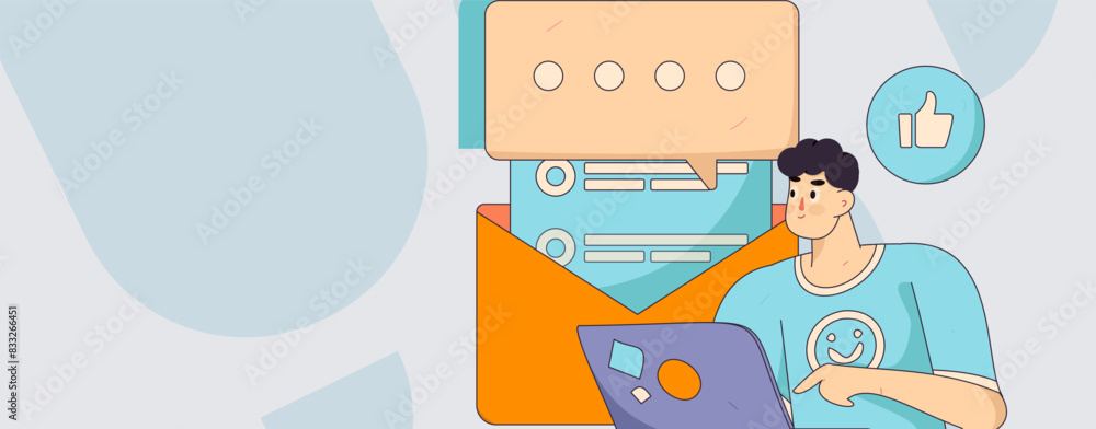 Flat vector illustration of business people operating work scene
Flat vector illustration of business people operating work scene