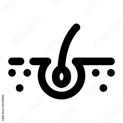 skin dermatology line medical and hospital icon