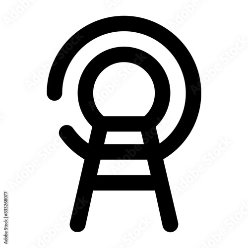 scan xray radiology line medical and hospital icon