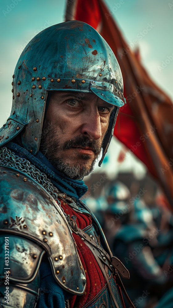 Medieval French Knight Portrait Medieval French Knight Portrait