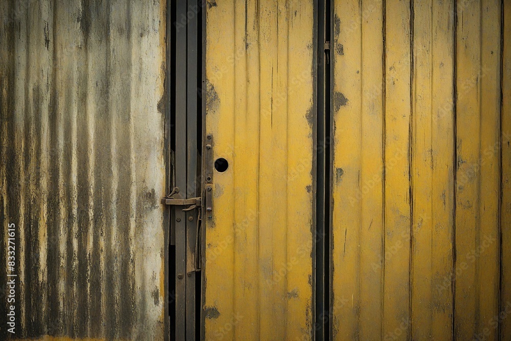 old wooden door