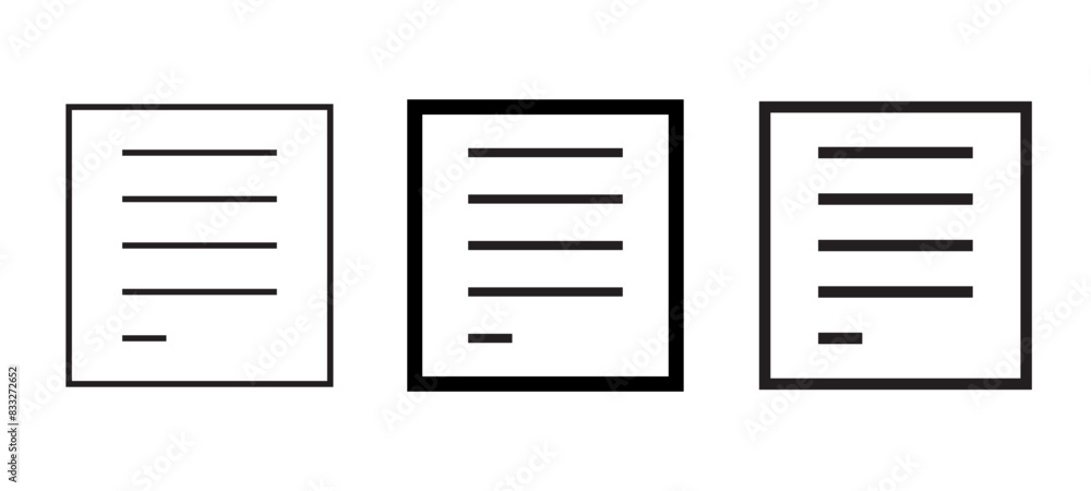 File document icon. lists note icons - paper report sign, documents notes icons button in filled, thin line, outline and stroke style Vector. File document icon. lists note icons - paper report sign, documents notes icons button in filled, thin line, outline and stroke style Vector.