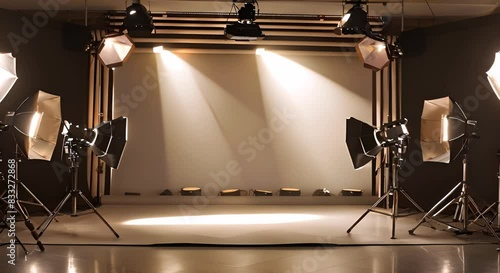 Ideal for photographers seeking a fully equipped photo studio with professional lighting. Concept Photography Studio, Professional Lighting, Fully Equipped Studio, Photo Shooting Space