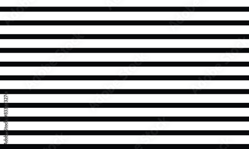 Black on white abstract perspective line stripes with dimensional effect isolated on white background.	
