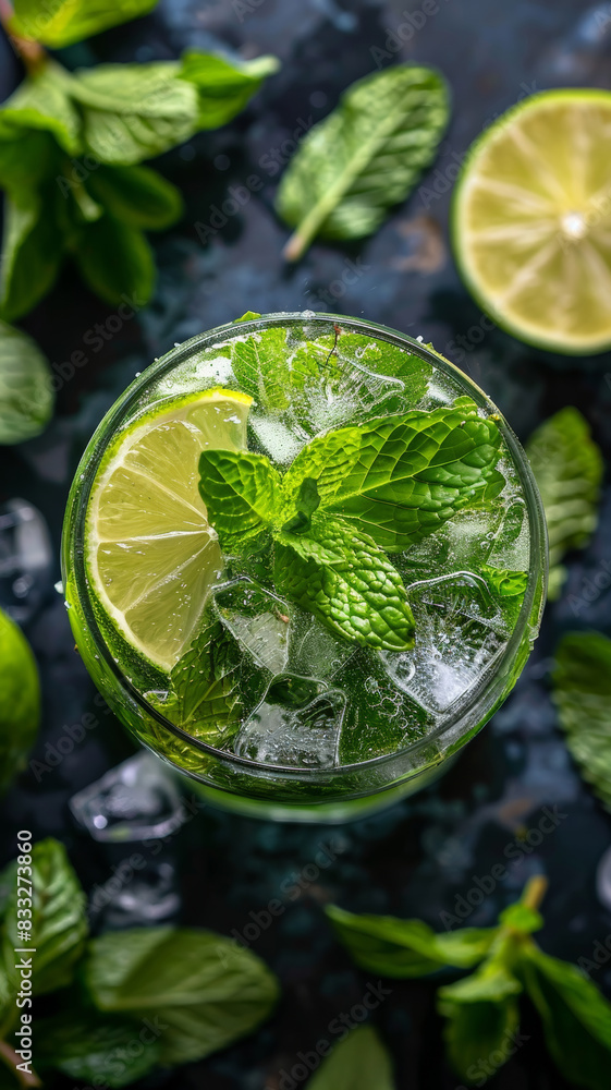 Classic Mojito with Fresh Mint and Lime Classic Mojito with Fresh Mint and Lime