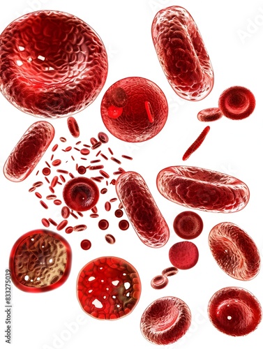 Red Cell Lifecycle Stages A of Red Blood Cell Development photo