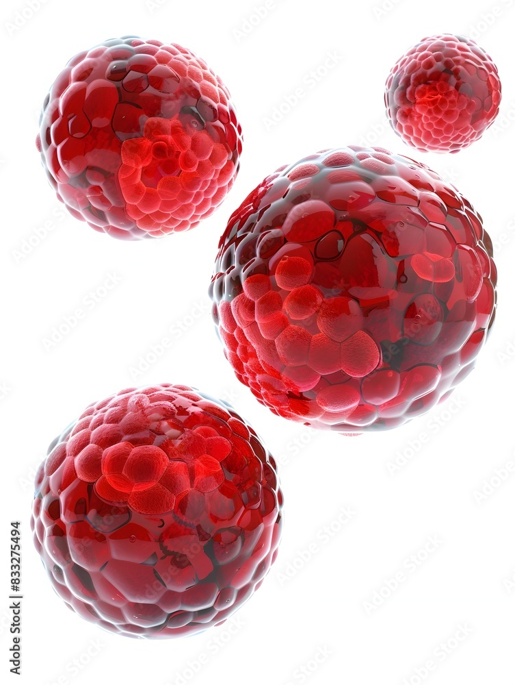 Red Blood Cell in Infographic Style D Render Red Blood Cell in Infographic Style D Render