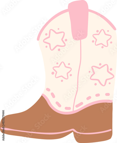 Western Baby Shower Cowboy Girl boot