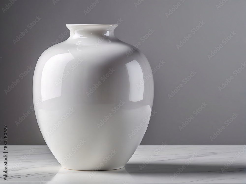 Vase of white roses on marble table. Vase of white roses on marble table.