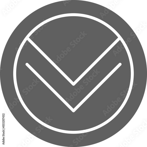 Scroll Down icon Design