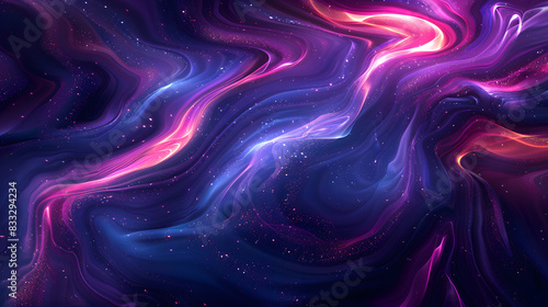 An abstract background with swirling, galaxy-like patterns. Use deep, rich colors and dynamic shapes to create a sense of movement and depth, reminiscent of the cosmos. © CanvasPixelDreams