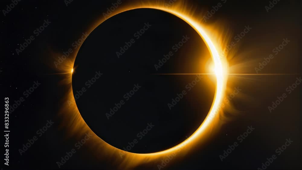 A total solar eclipse is a rare and awe-inspiring sight. AI.