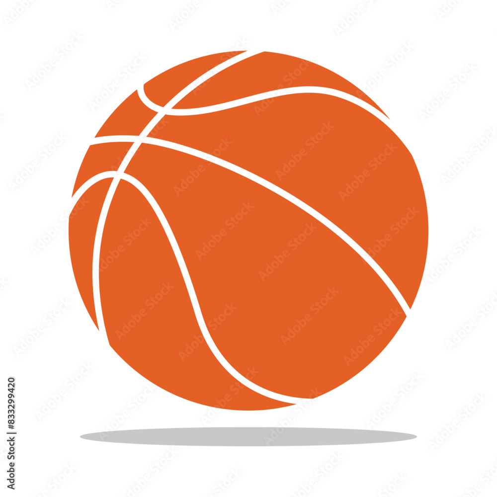 Basketball Orange Glyph Style Basketball Orange Glyph Style