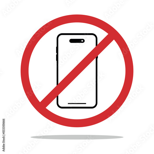 No Phone Calls Cell Phone Sign