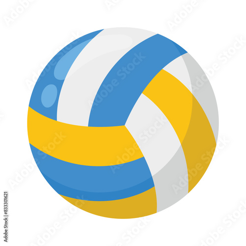 Volleyball Flat Vector