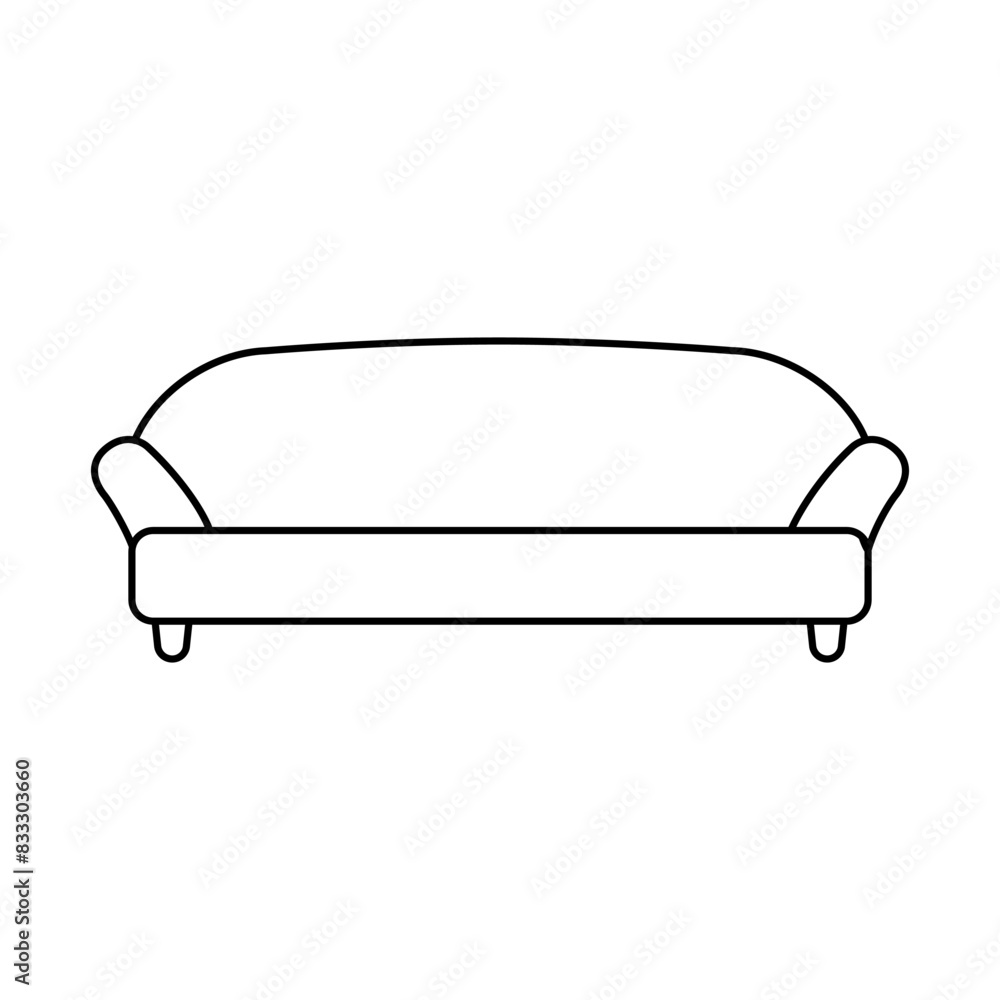 Sofa icon vector. Furniture illustration sign. Armchair symbol or logo. Sofa icon vector. Furniture illustration sign. Armchair symbol or logo.