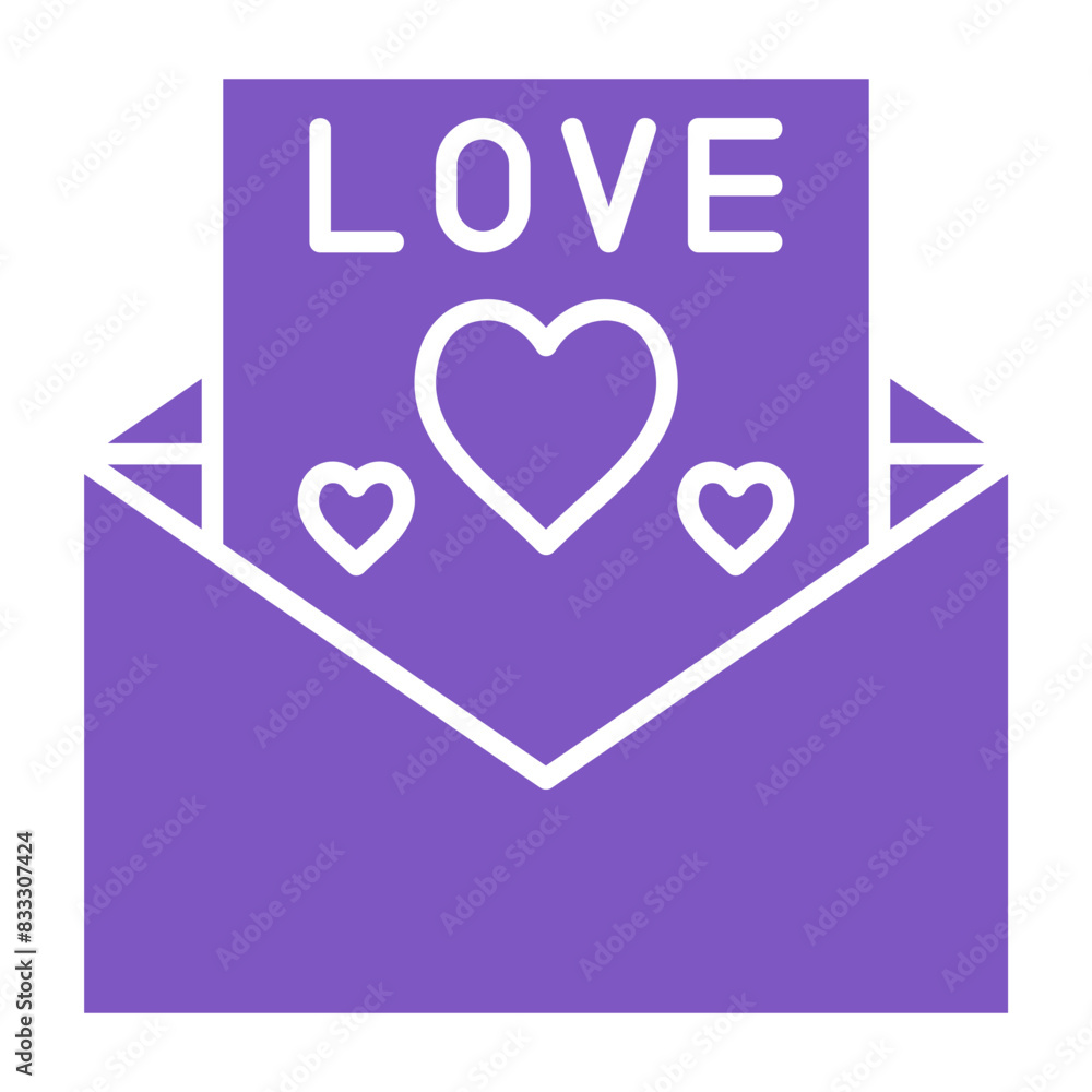 Love Envelope Icon Love Envelope Icon