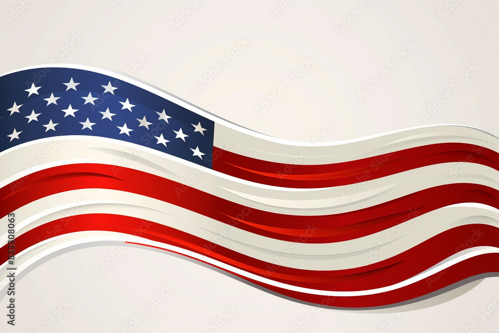Sophisticated header/footer elegant flag color waves. Sophisticated header/footer elegant flag color waves.