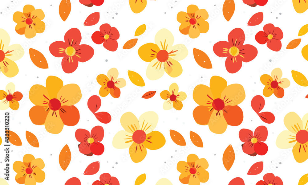 autumn leaves pattern background vector autumn leaves pattern background vector