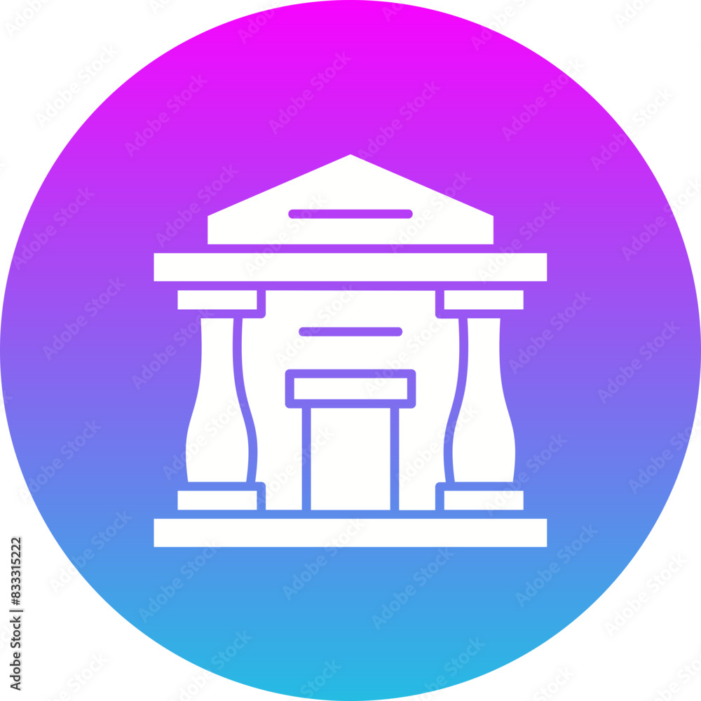 Government Building Icon Government Building Icon