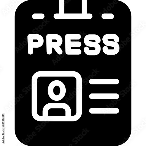 Press Badge Icon