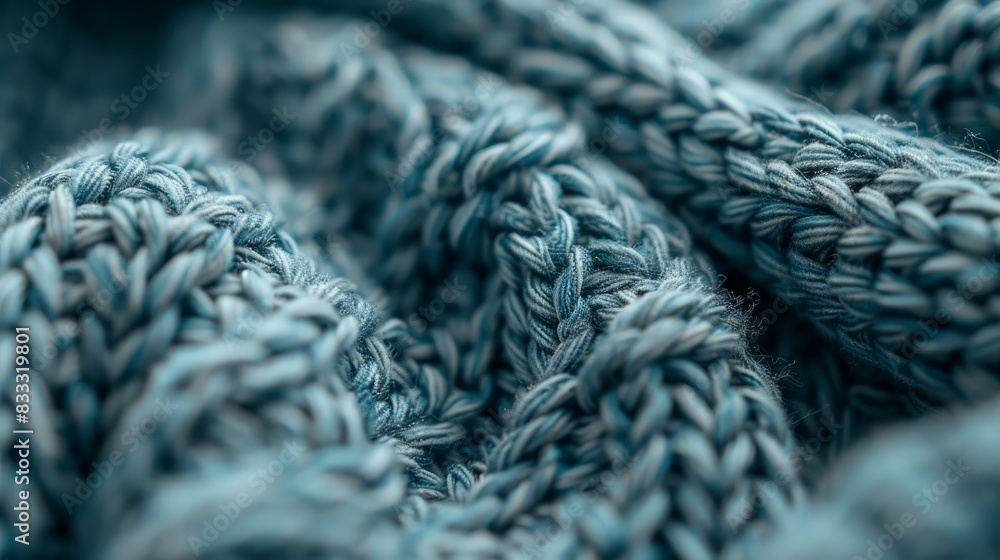 Detailed texture of knitted fabric.
Detailed texture of knitted fabric.