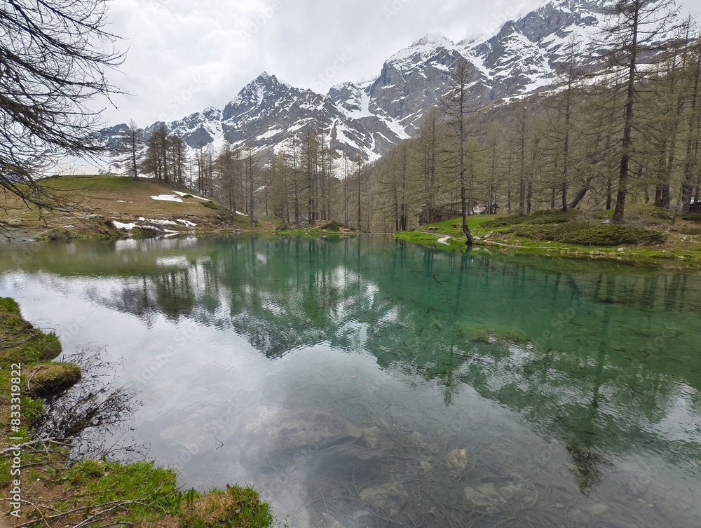 Naklejka premium Lago Blu