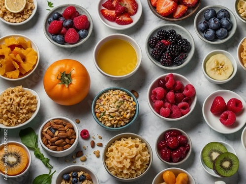 visually appealing and health-conscious food choices. collection of different kinds of spices