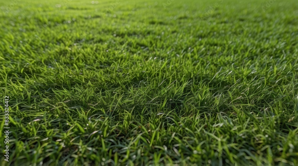 Vibrant Lawn Texture Close-Up Vibrant Lawn Texture Close-Up
