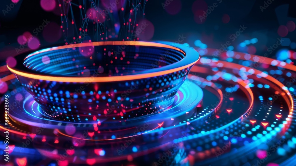 3D Sales Funnel Visualization for Profitable Business Growth with AI Technology 3D Sales Funnel Visualization for Profitable Business Growth with AI Technology