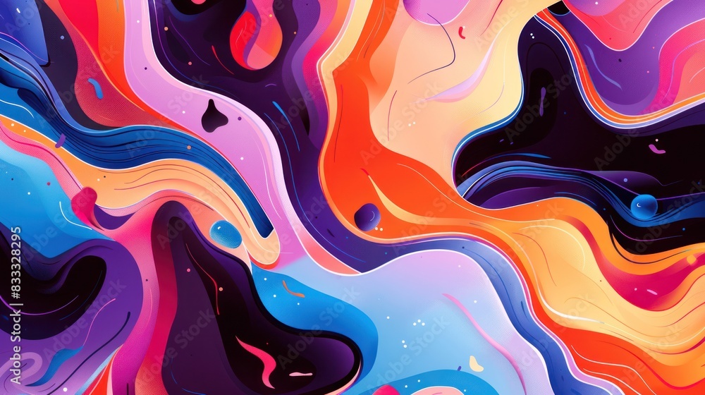 A vibrant abstract graphic with swirling colors and dynamic shapes, captivating and mesmerizing --ar 16:9 Job ID: d6ae0340-0266-489b-94ea-270bf15be411 A vibrant abstract graphic with swirling colors and dynamic shapes, captivating and mesmerizing --ar 16:9 Job ID: d6ae0340-0266-489b-94ea-270bf15be411