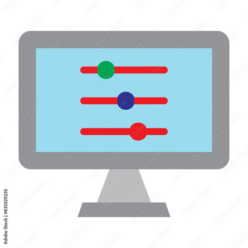 Options Vector Flat Icon Design Options Vector Flat Icon Design