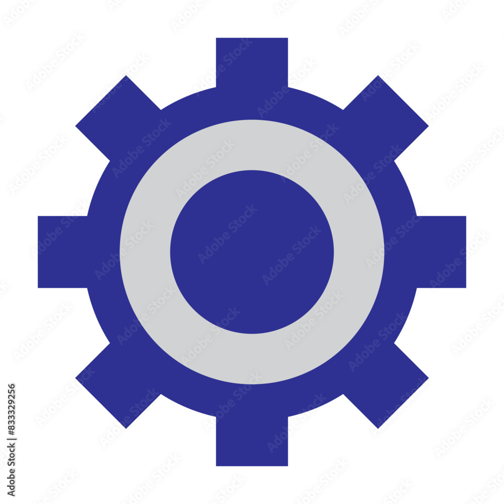 Setting Vector Flat Icon Design Setting Vector Flat Icon Design