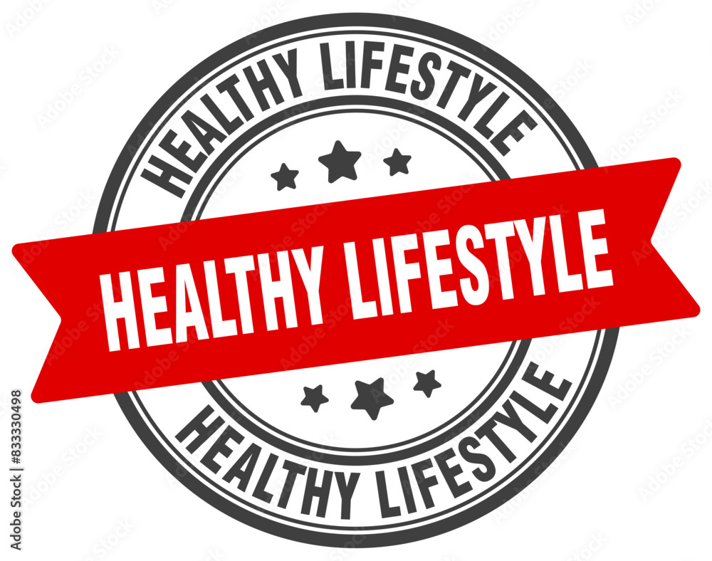 healthy lifestyle stamp. healthy lifestyle label on transparent background. round sign healthy lifestyle stamp. healthy lifestyle label on transparent background. round sign