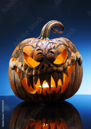spooky halloween pumpkin