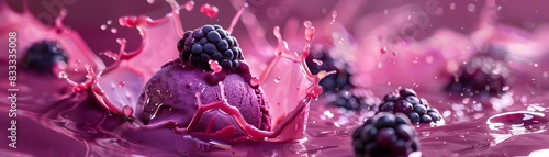 Explosive Blackberry Ice Cr...