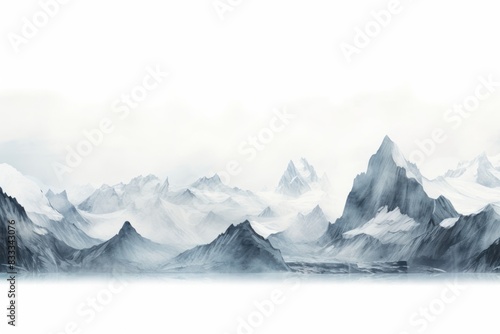 PNG Glacier landscape nature backgrounds panoramic.