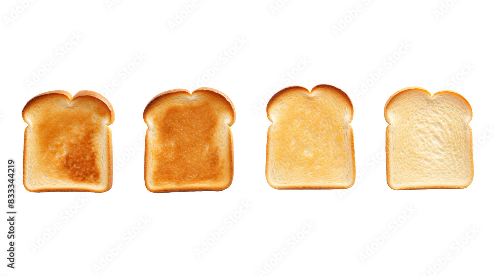 a row of toasted bread a row of toasted bread