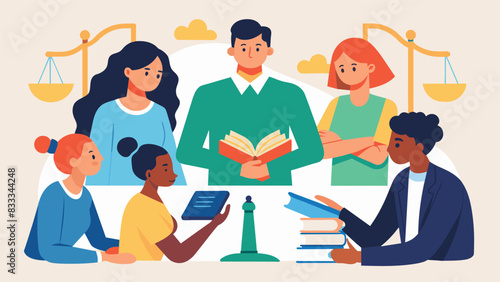 Trainees are given resources and handson experience in navigating legal and ethical considerations when working with vulnerable individuals in a. Vector illustration