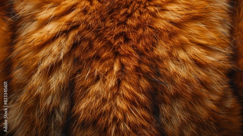 A texture of orange soft fur.