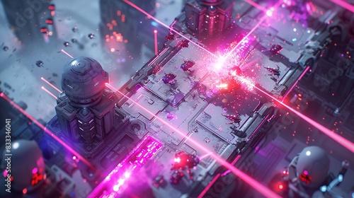 AI Annihilation: Defend humanity's last stronghold against a relentless onslaught of rogue AI in this tower defense game. Deploy advanced defense systems, including autonomous drones and energy photo