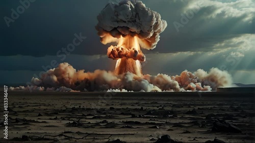 A nuclear explosion. AI.