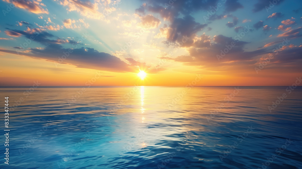 Obraz premium sunset over the sea