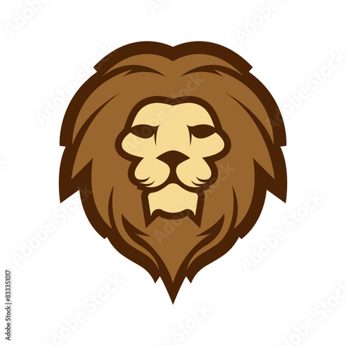 Elegant and dignified lion head logo design