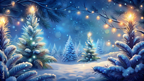 Beautiful winter background