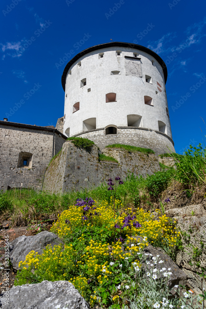 Urlaub in Kufstein, Tirol, Österreich Altstadt mit der beeindruckenden