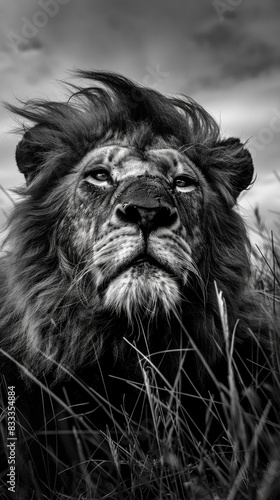 Wild Animal Nature in Black and White