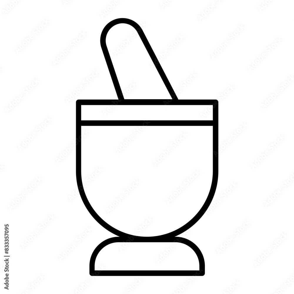 Mortar icon. outline icon Mortar icon. outline icon