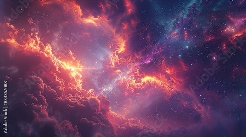 space nebula background © PUKPIK