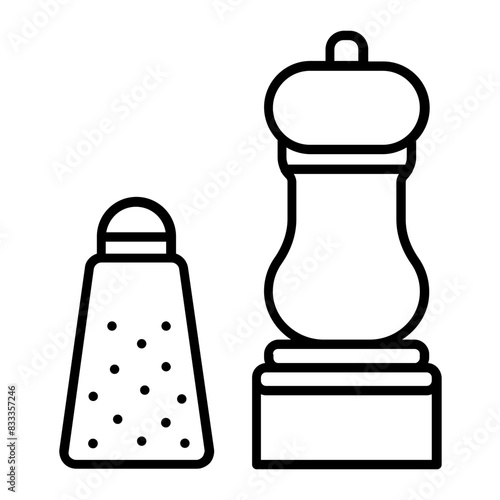 Seasoning icon. outline icon